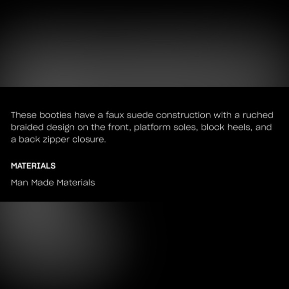 NIB Dolls Kill Current Mood Simmer Down Platform Boots faux Suede Back Zipper - Picture 13 of 15